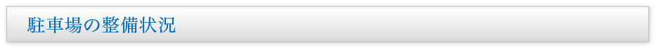 駐車場の整備状況